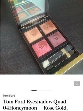 Tom Ford Eye Color Quad 04 Honeymoon - Warm Neutrals